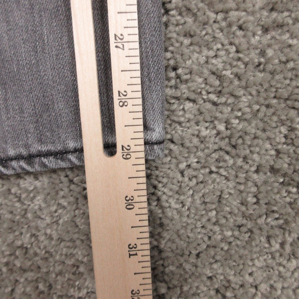 Levis Jeans Mens 33x20 Gray 501 Button Fly Original Straight Denim Pants - Picture 4 of 10